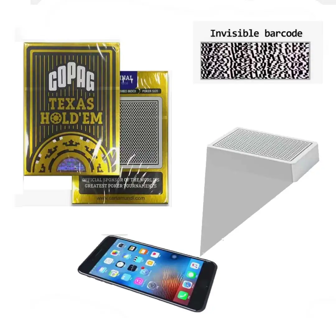 

Маркировочная карточка, Волшебный покер против обмана для Ридера покера Copag Texas Holdem, маркировочные фокусы для покера
