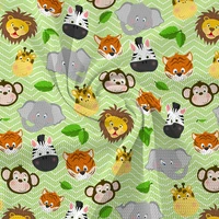 50145cm cute cartoon animal lion bubble cotton for bullet cloth home textile