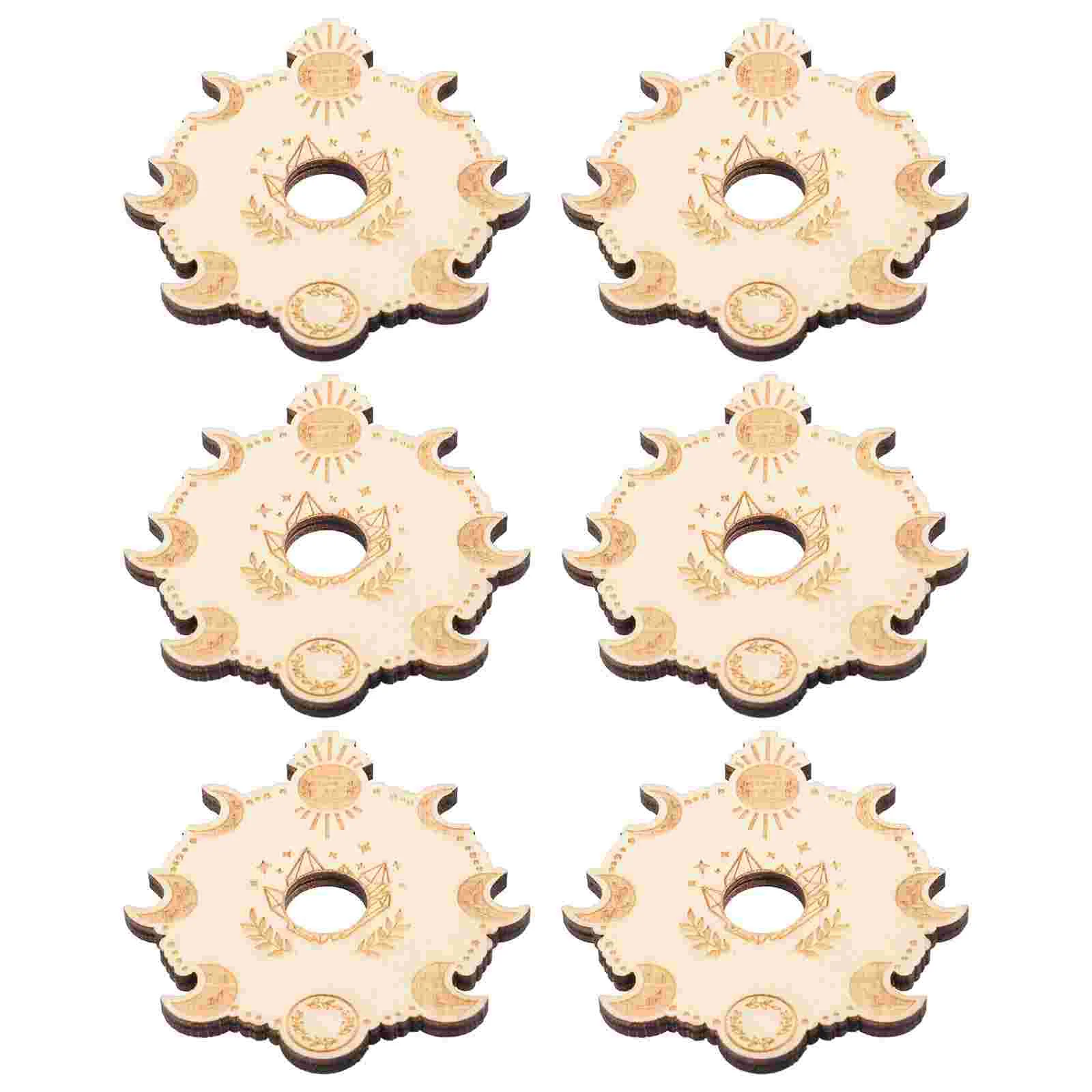 

Crystal Sphere Stand Holder Wood Grid Base Display Wooden Board Displaying Egg Plate Storage Stands