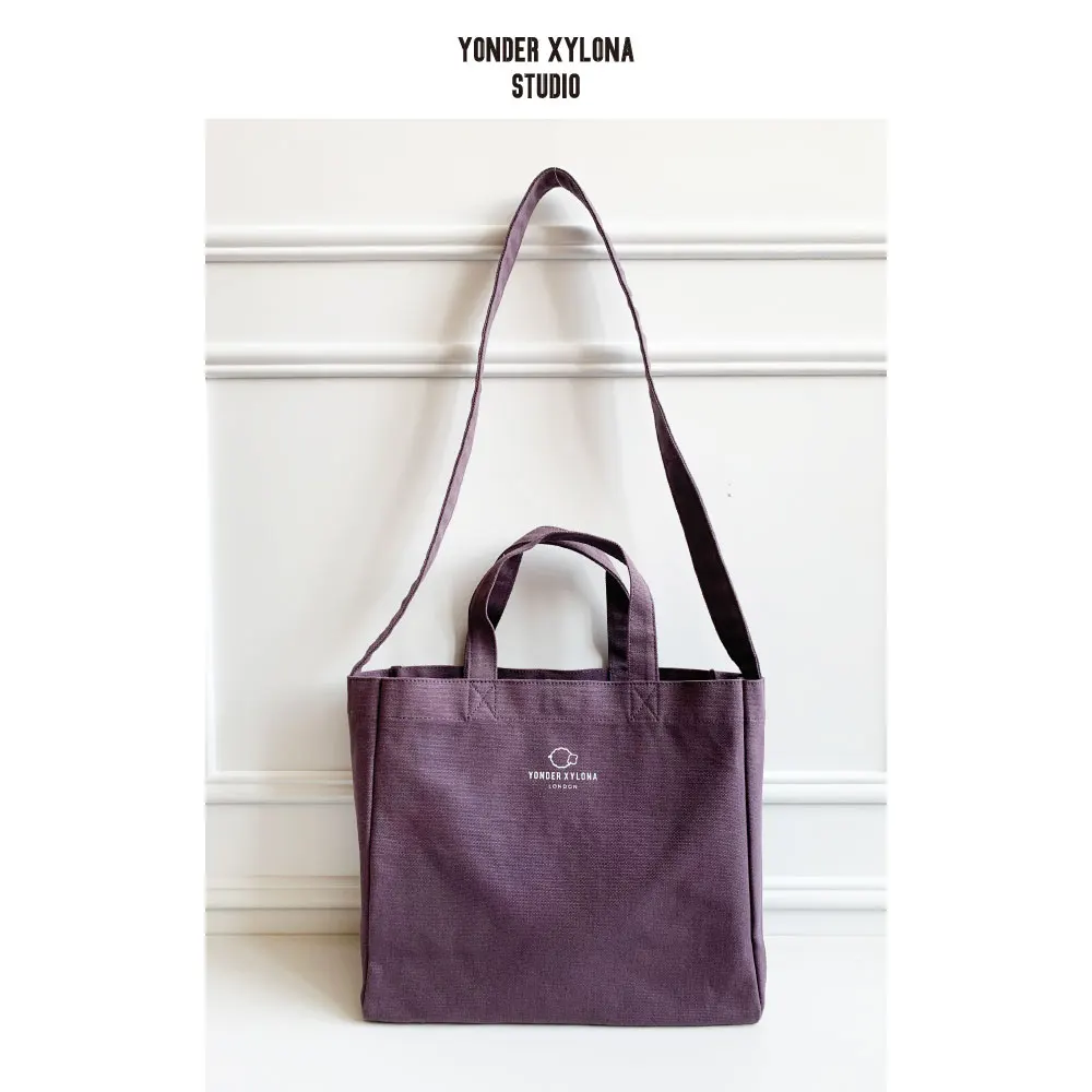 2022 New Summer Casual Workwear Style Canvas Tote Bag Fashion Ivy Style Shoulder Bag Daily Unisex Design Amekaji Gym Bag