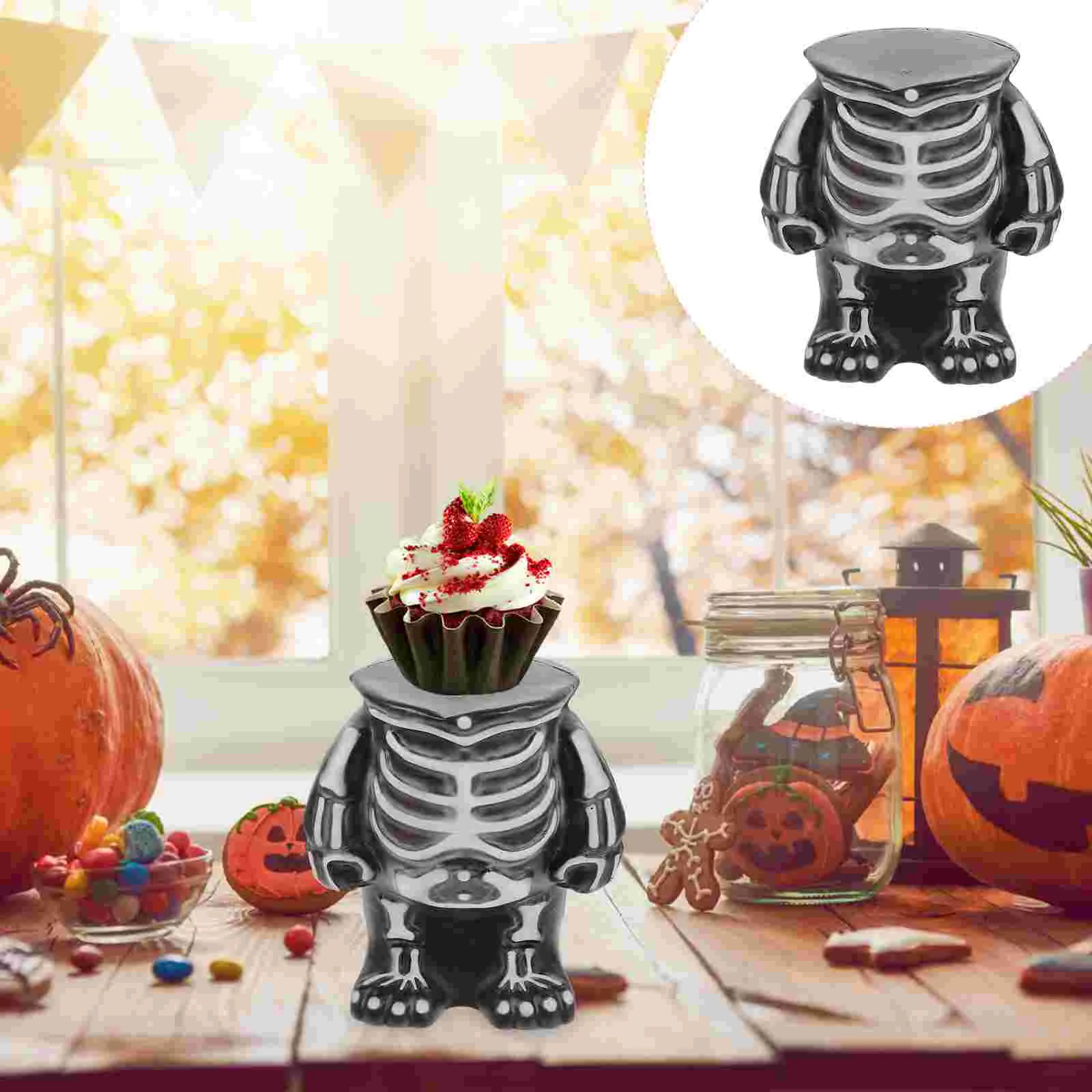 

Shaped Base Halloween Decorations Cake Decorative Food Party Favors Plastic Tray