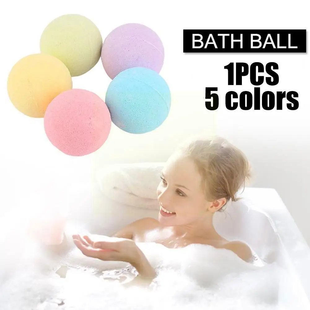 

5pcs Bath Bomb Skin Whitening Bath Salt Body Moisturizing Bombs Bath Ball Natural Salt Ball Bath Bubble A1y5