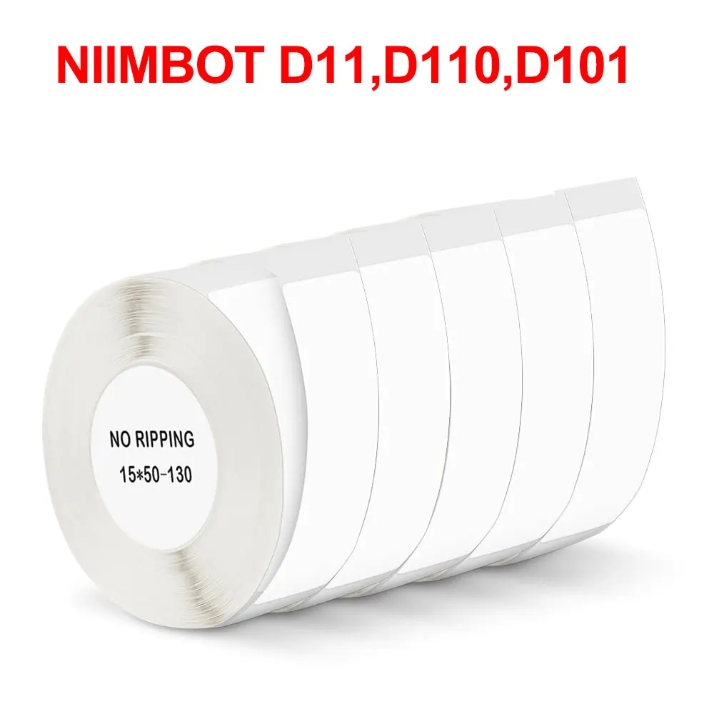 Niimbot D11 этикетки-наклейки D110 этикетки самоклеящиеся водонепроницаемые белые для -