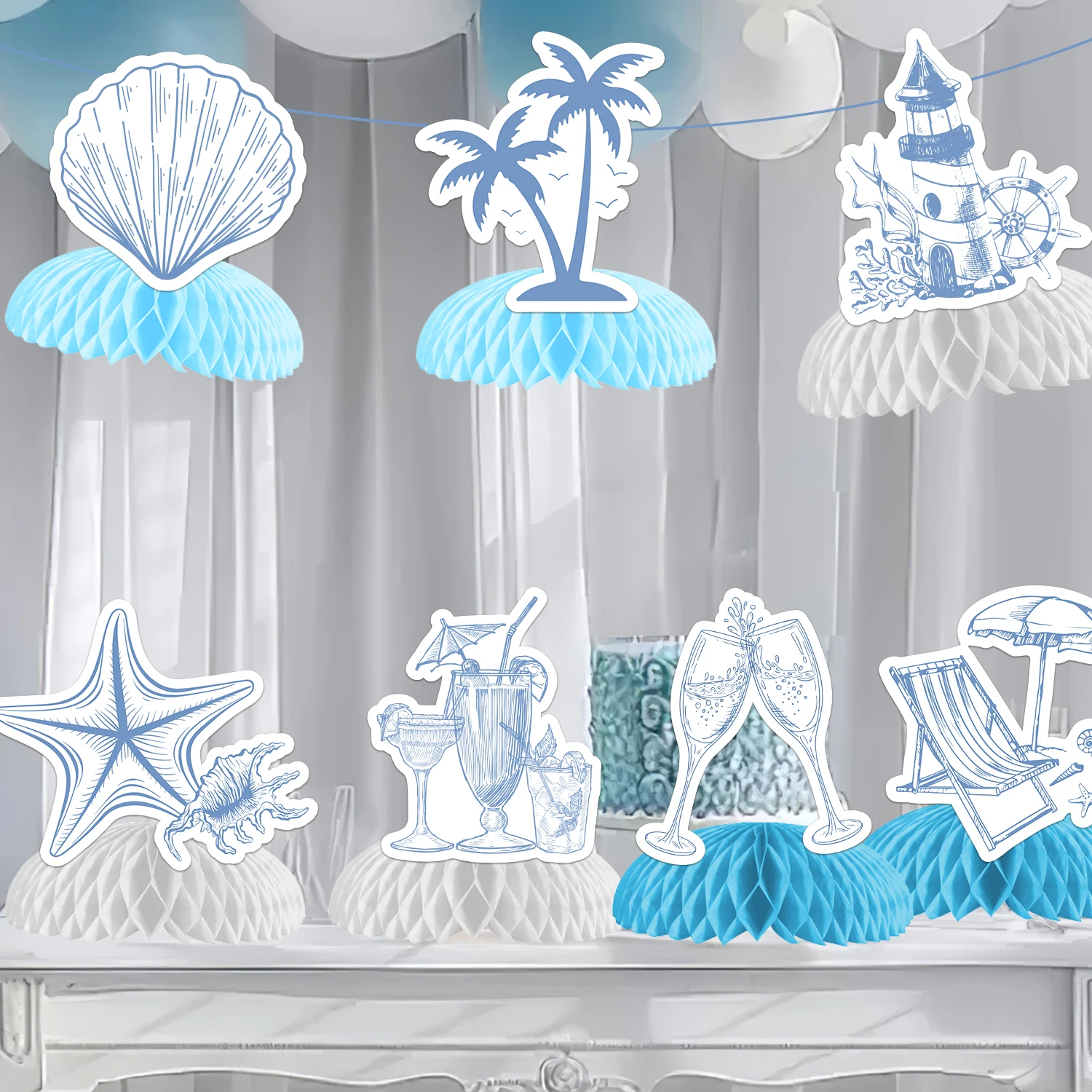 Sursurprise 8 шт. последний тост на побережье девичник декор для шампанского пальма