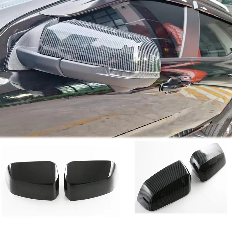 Для Ford Ranger T9 4X4 Everest 2023 2024 углеродное волокно боковое зеркало заднего вида крышка