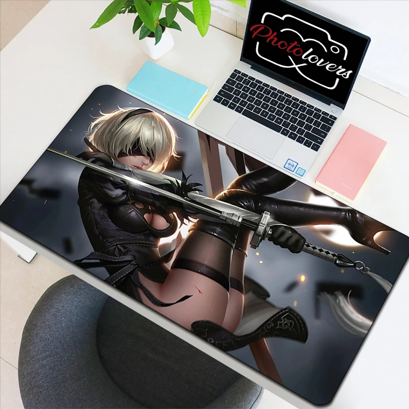 

Игровой коврик для компьютерной мыши NieR Automata, игровой коврик для мыши для шкафа и ПК, игровые аксессуары для стола, игровой коврик Yugioh, коврик для клавиатуры, коврики с удлинением Xxl