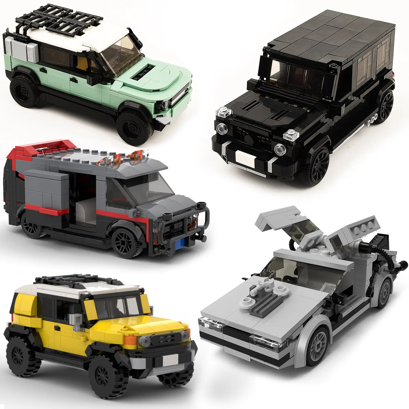 

MOC City Armored Car Military Pickup Truck Model Building Blocks Kit SWAT Patrol Car Transport Vehicle Bricks DIY Toys