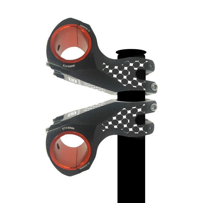 

DYMOECE Bike Stem MTB Bicycle Handlebar Stem Riser 17 Degree Aluminium Alloy Bike Tube Stem 31.8mm,Road Bicycle stem 35mm 60mm