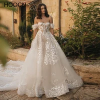 herburnl sweetheart romantic wedding dress 2022 fish bone floor length lace appliques vintage skirt bride vestidos de novia