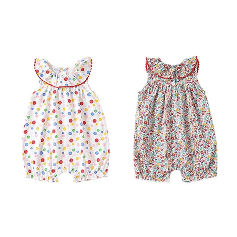

Baby Romper Sleeveless Jumpsuits 0-24M Infant Girls Fashion Summer Clothing