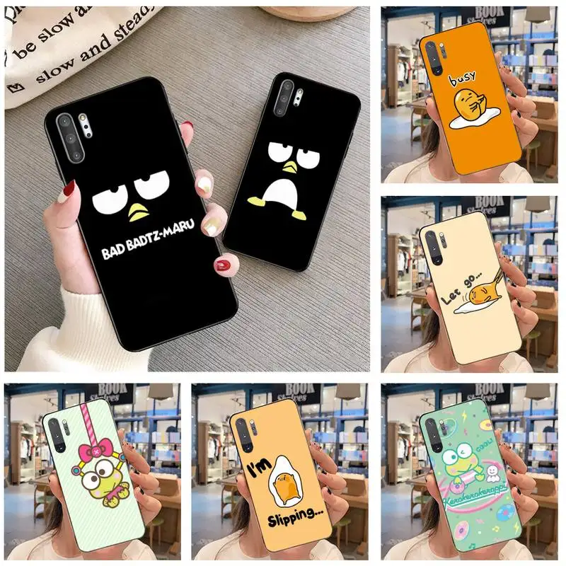 Мультяшный чехол для телефона keroppi Gudetama Badtz maru Samsung Galaxy Note20 ultra 7 8 9 10 Plus lite M21 M31S M30S M51