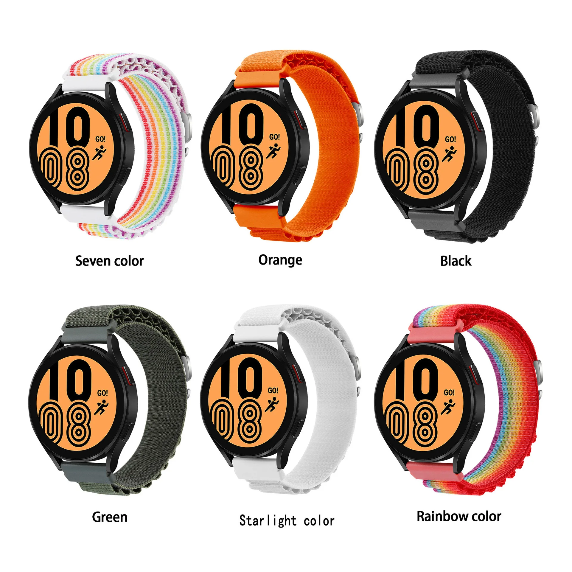 18 20 22mm Alpine Loop Back Strap For Samsung Galaxy Watch 5 4 44mm 40mm Nylon Wristband Bracelet For Huawei Watch GT3 Correa