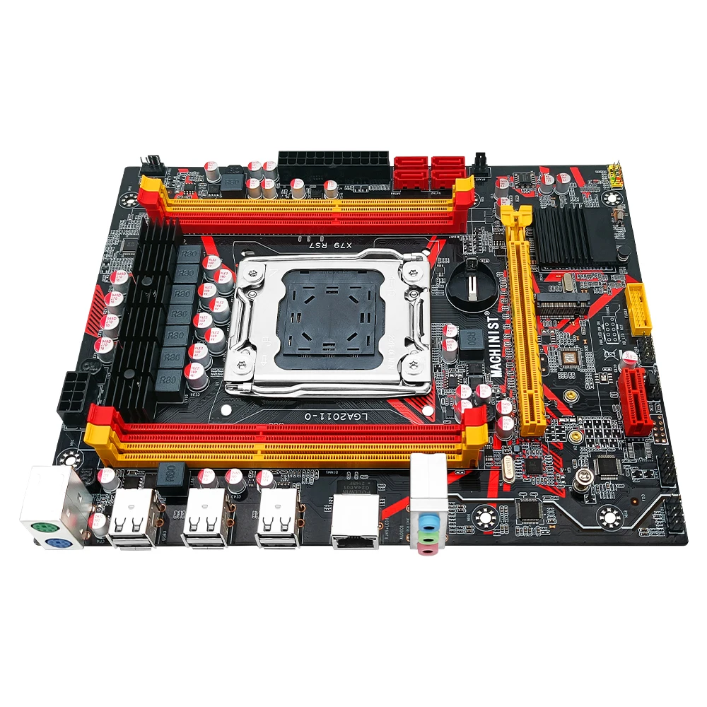 MACHINIST X79 материнская плата LGA 2011 комплект с процессором Intel Xeon E5 2650 V2 процессор 16 ГБ