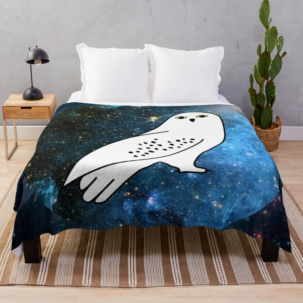 

White owl Throw Blanket fur blankets brand blankets