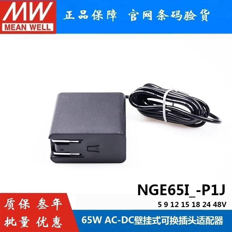 Тайвань meanwell NGE65I12-P1J 12 В/4 88 А 16AWG/100 см Универсальная версия AC-DC Надежный настенный