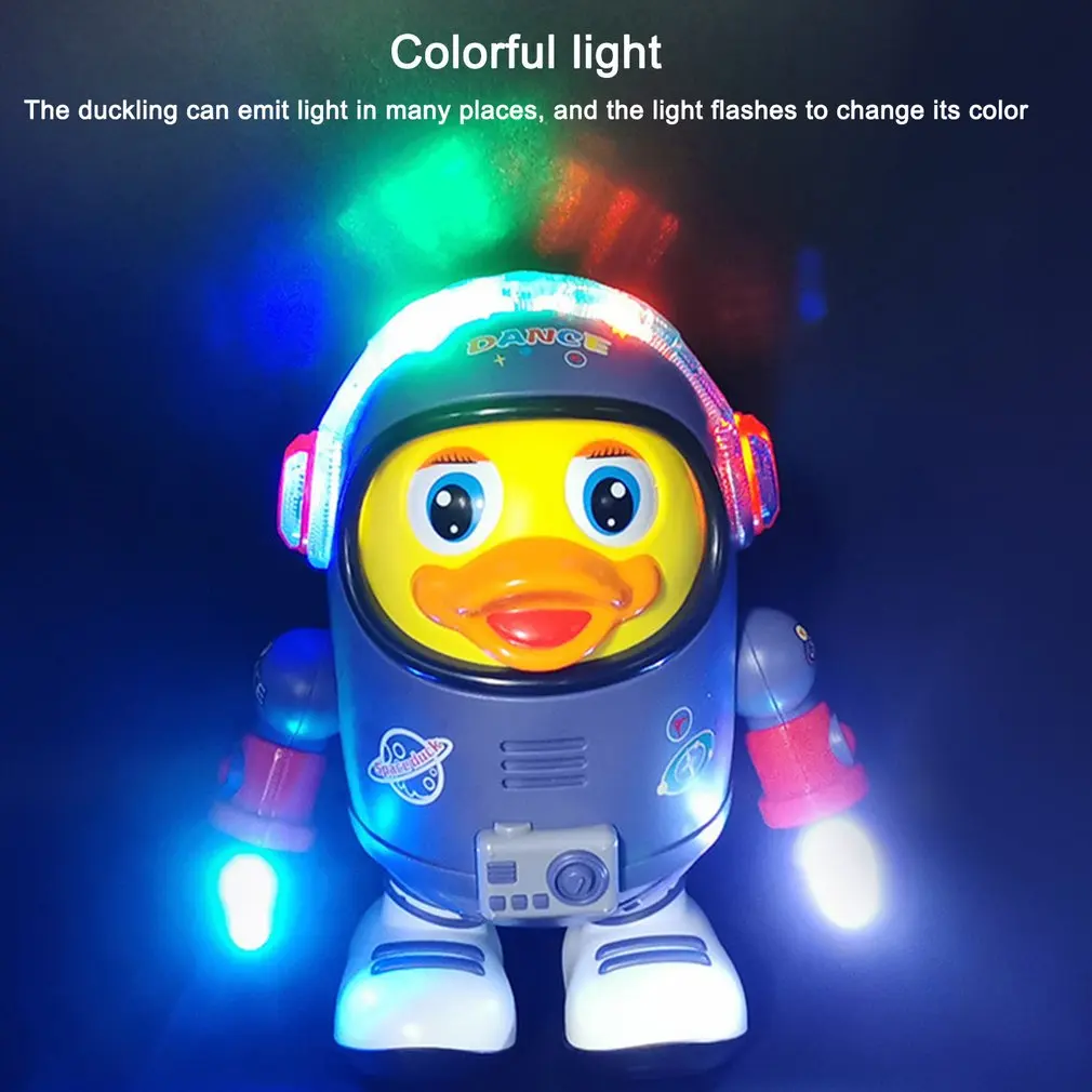 

Красочная утка игрушка пение танцы развивающая музыка электрические универсальные утки Питание от батареи игрушки животные для детей