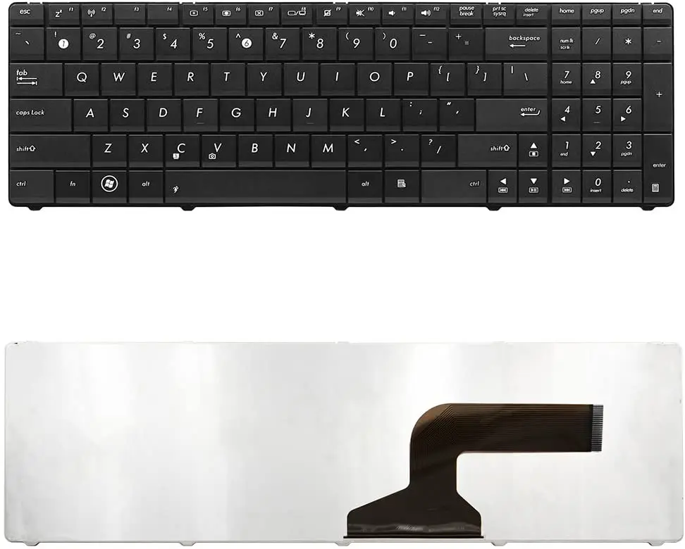 Сменная Клавиатура для ноутбука ASUS n53 k54l x55 x55u x55a x54c x54h x54hy x54xb x55vd x55c r500 f55 f75 черная