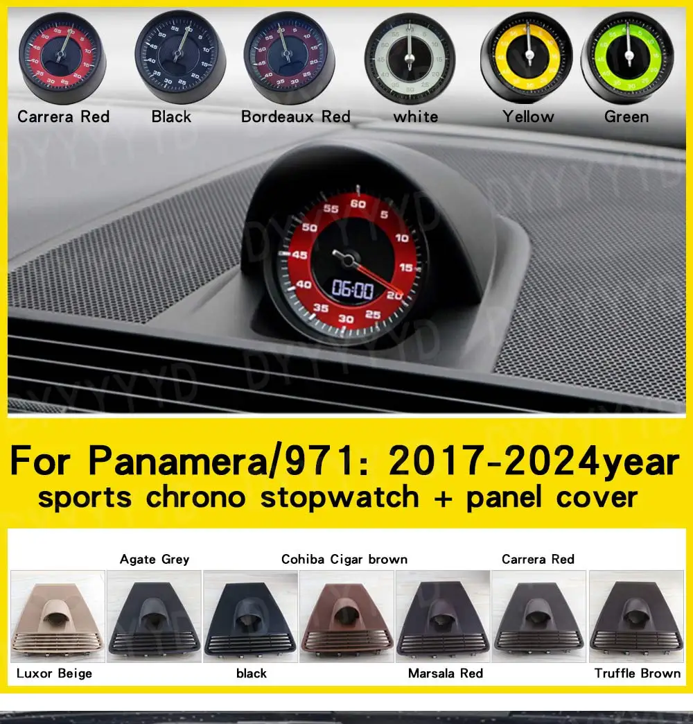 Центральная приборная панель для интерьера измерительные часы Porsche Panamera 971 92A 9Y0 718