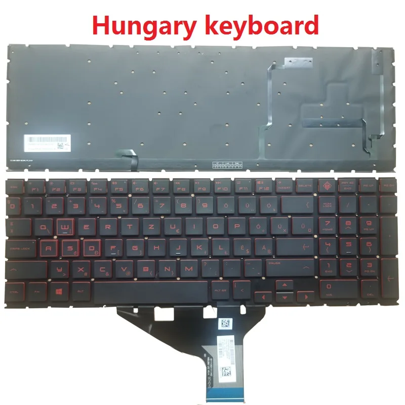 Чешский CZ/Венгрия HU/словенская SL Клавиатура для ноутбука HP 15-DH 15-DC DC0003la DC0004TX DC005TX