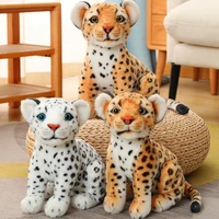 28cm cute sitting snow leopard plush toy doll for children plush stuffed animal collectible toy christmas gifts%ef%bc%88original%ef%bc%89