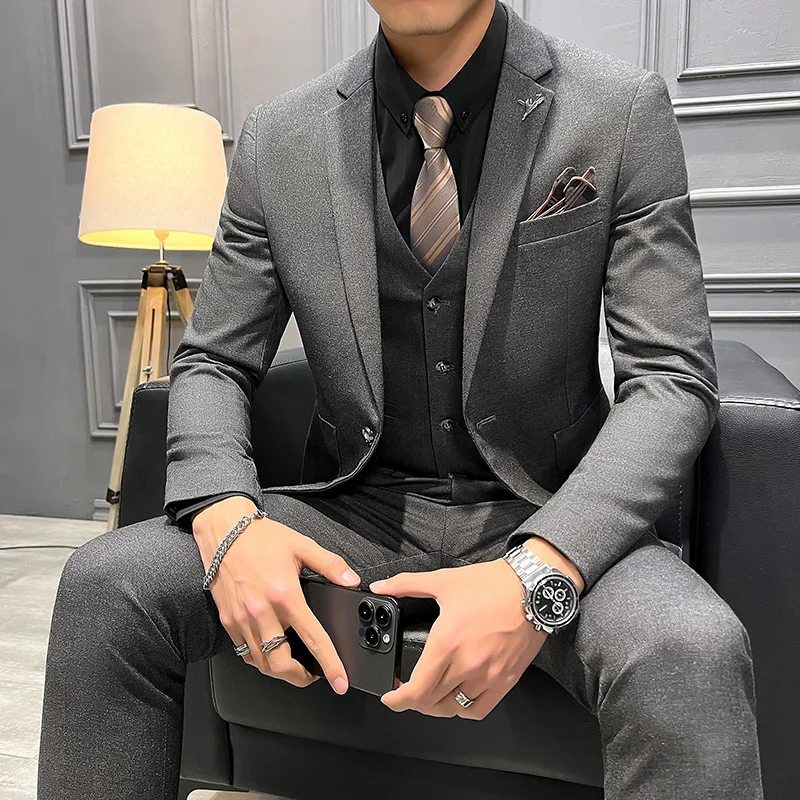 Новинка весна-лето 2024 деловые костюмы мужские повседневные стильные Куртки