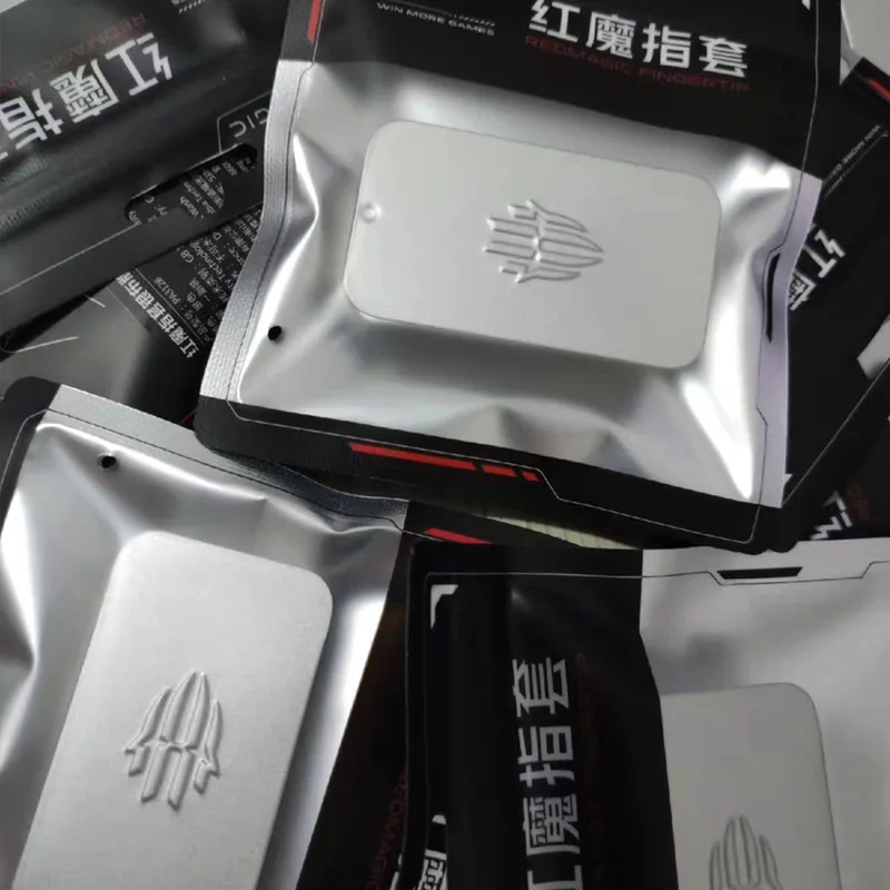 1 пара Оригинальные перчатки для пальцев Red Magic Slivercloth дышащие с защитой от пота и