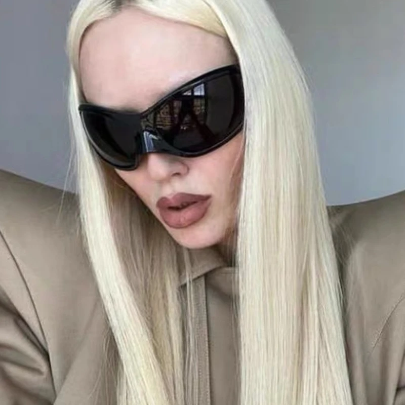 Y1UB футуристические солнцезащитные очки для девочек-подростков субкультура