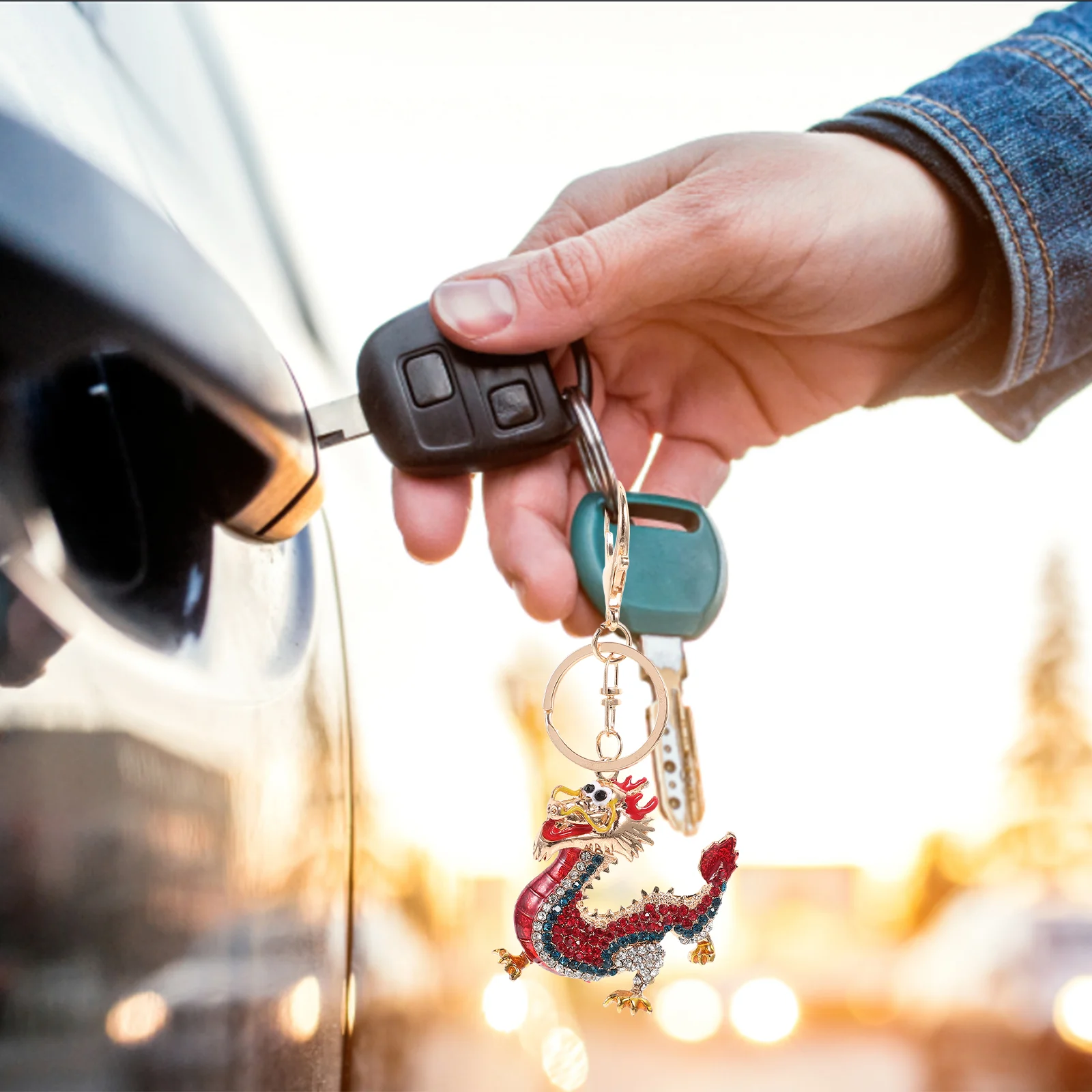 

Gift Backpack Keychains Car Keys Metal Keyring Purse Pendant Cartoon Small Bulk Wallet