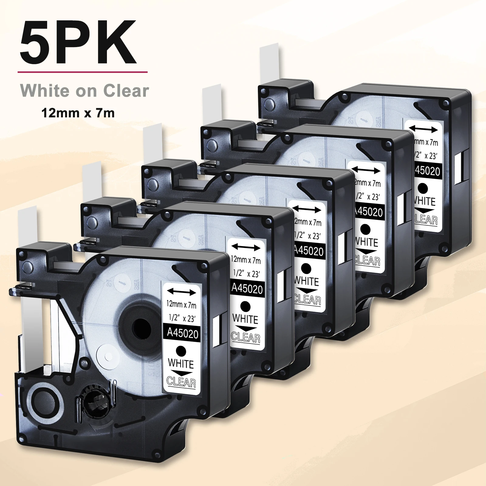5 шт. ярлыки для принтеров LabelManager 45020 100 P
