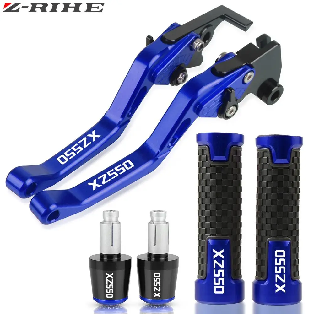 

Motorcycle Accessories CNC Brake Clutch Levers Handlebar Handle Hand Grips Ends For YAMAHA XZ550 XZ 550 1982 1983 1984 1985 1986