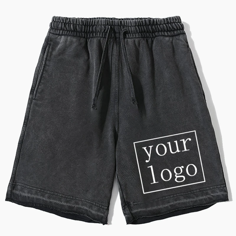 Customized Printed T Shirt + Shorts 2-piece Set Harajuku Men's Tee DIY Your Like Photo Logo Sports Suit Fashion Cool Custom Sets