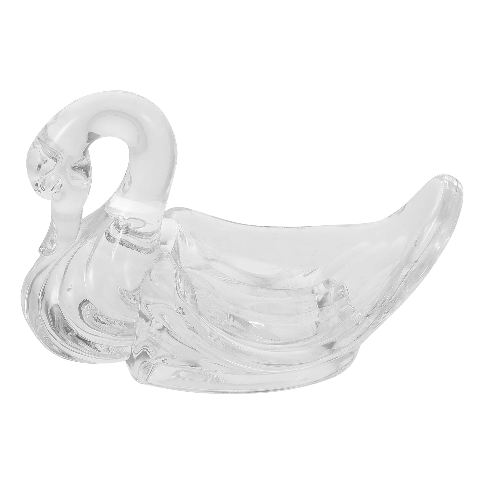 

1Pc Transparent Acrylic Soap Holder Swan-shaped Soap Box (Assorted Color)