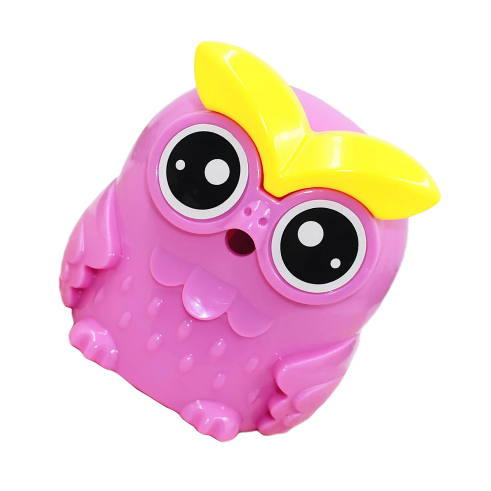 

Hand- crank Sharpener Owl Shaped Sharpener Handheld Sharpener for Kids Students Stationery Supplies School Office ( )