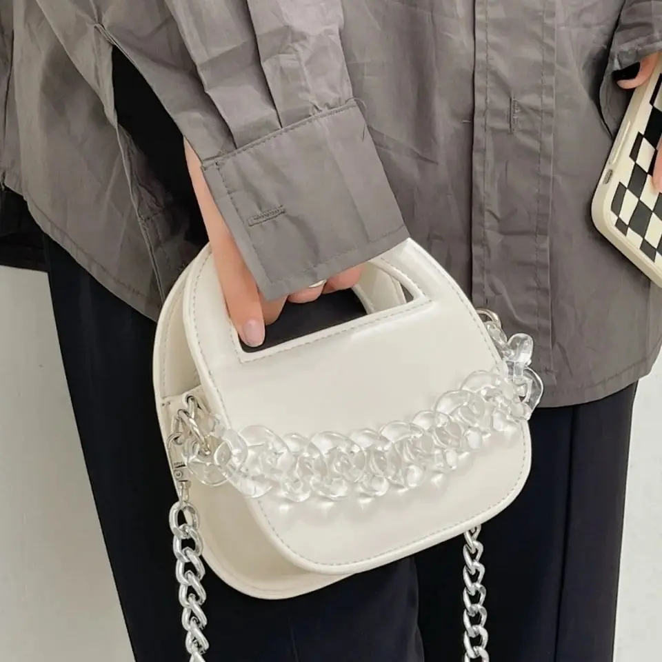 Однотонная мини-сумка JIAERDI в стиле Харадзюку крутая Повседневная однотонная