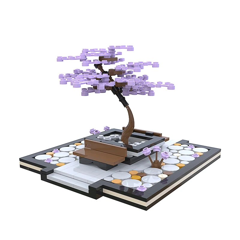 

MOC Mini Potted Plants Garnish Flower Tree Plants Building Blocks Assemble Brick Parts Kid best brain Toy DIY Collectible Gift