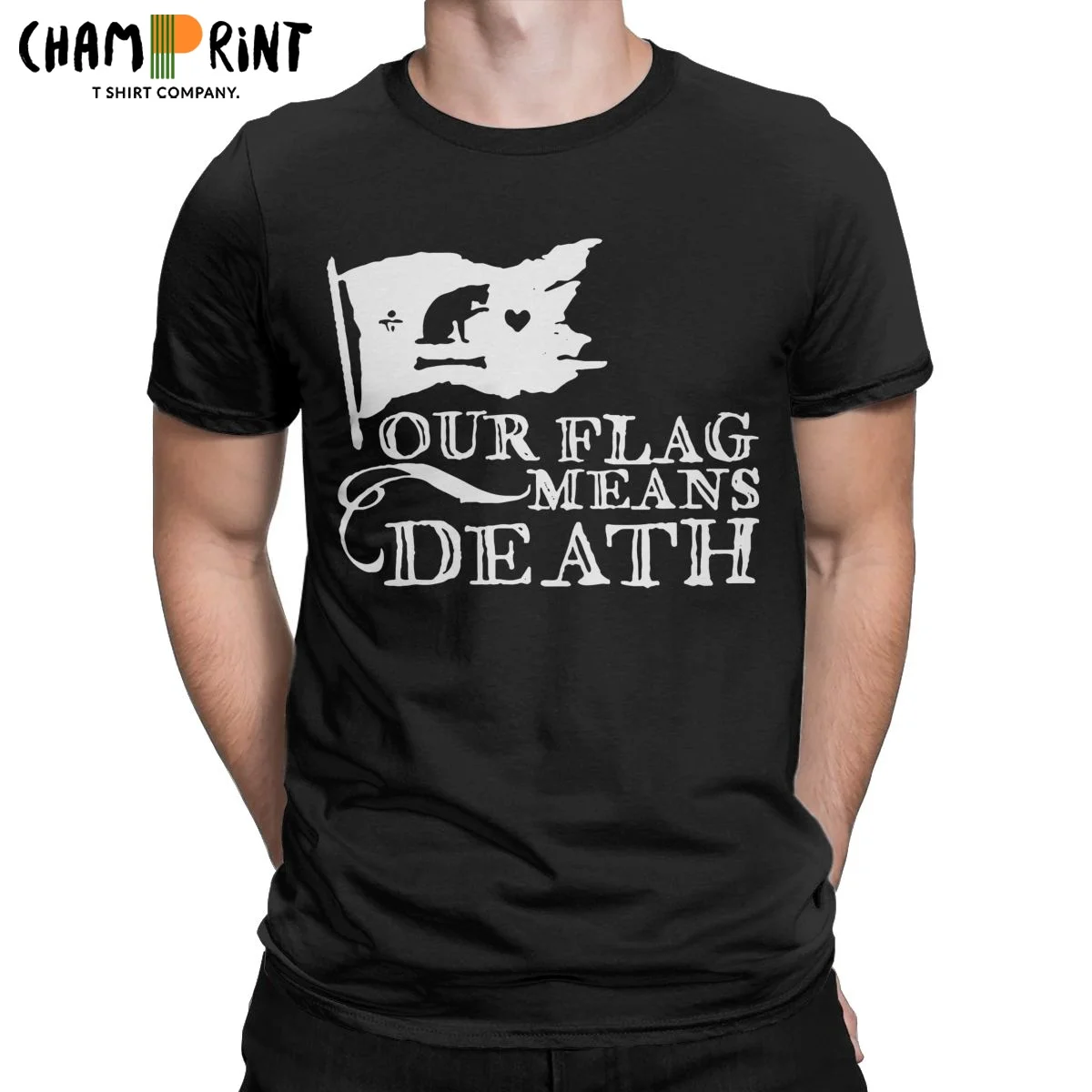 

Мужские футболки с надписью «Our Flag: Death», новые футболки с коротким рукавом и круглым вырезом, хлопковые классические топы