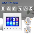 Мини-стена панель усилителя с Bluetooth-совместимым Fm HiFi домашний кинотеатр стерео звук аудио с потолочным динамиком PA-система для ванной