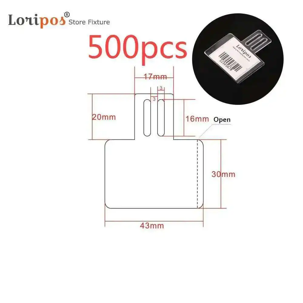 

Прозрачные защитные чехлы для бирок Loripos