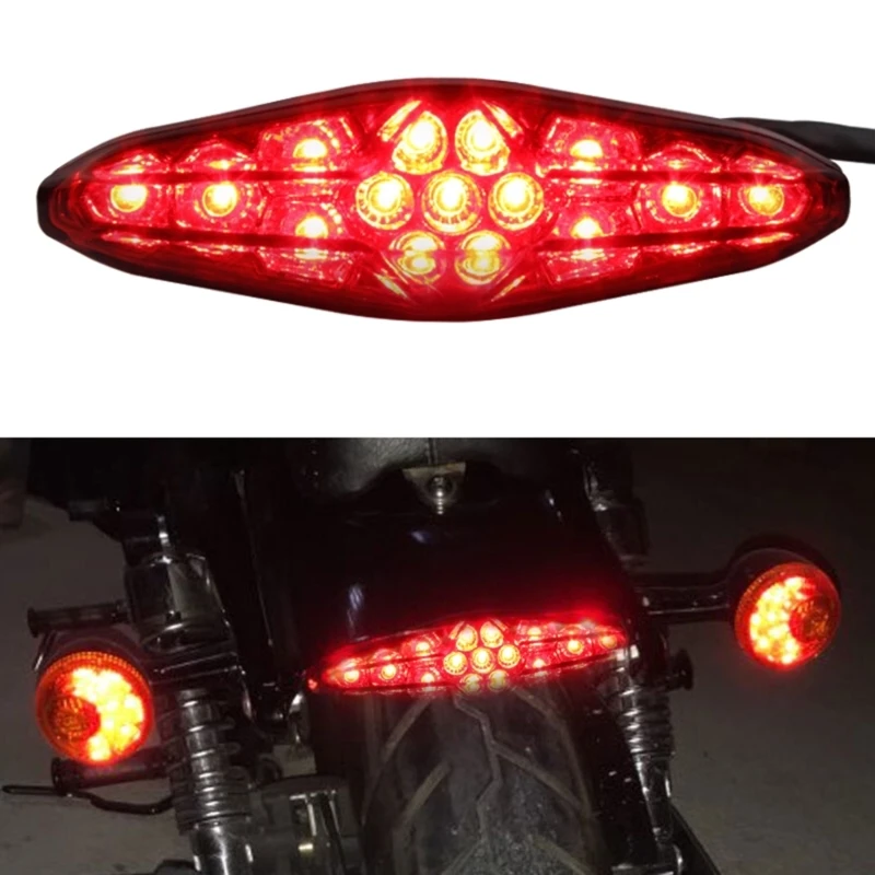 

Led Tail Light LED Brake Turn Signal Rear Light Low Taillights for Motorcycle ATV Scooter GTWS