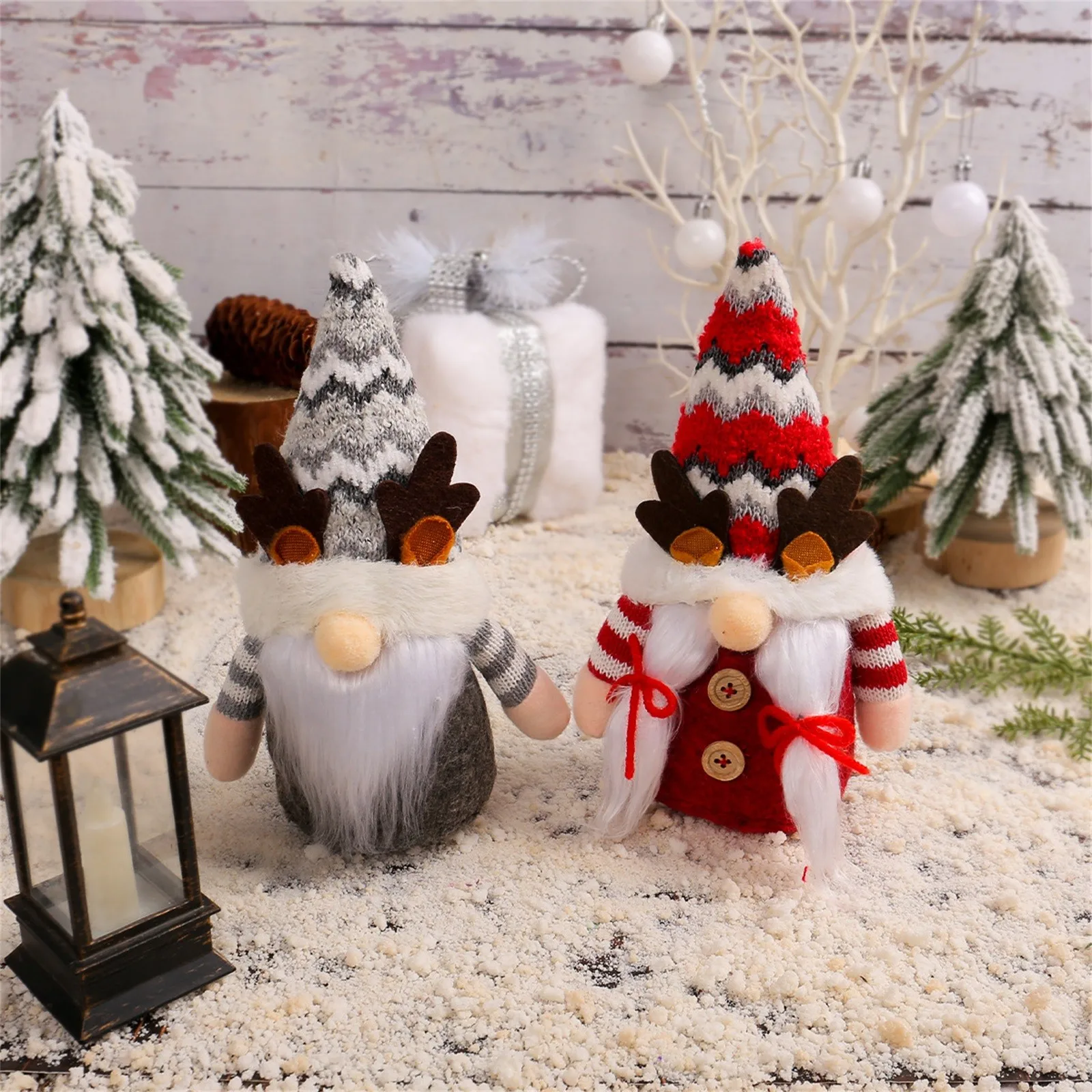 Рождественские плюшевые игрушки плюшевая кукла-гном украшение безликая кукла