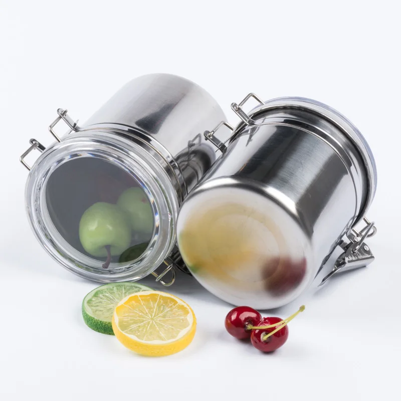 

Герметичный контейнер для кофе из нержавеющей стали, набор контейнеров для хранения кофе, банка для кофе, бобов, чая, инструмент для хранени...