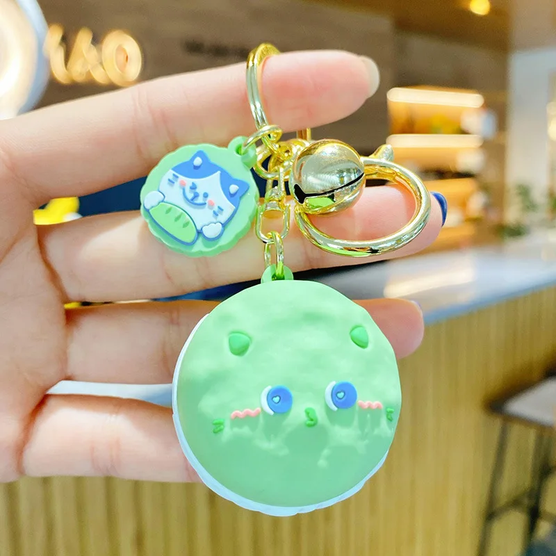 Новинка 2022 мультяшный милый клейкий рисовый кролик модный брелок крутая парная