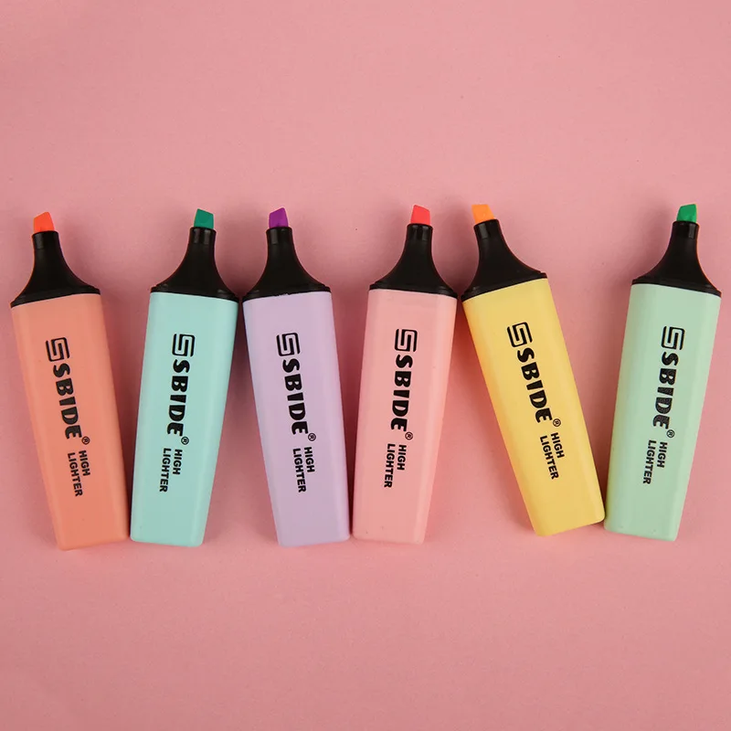 Marking Pen Pastel Candy Colors Text Markers Macaron Style O