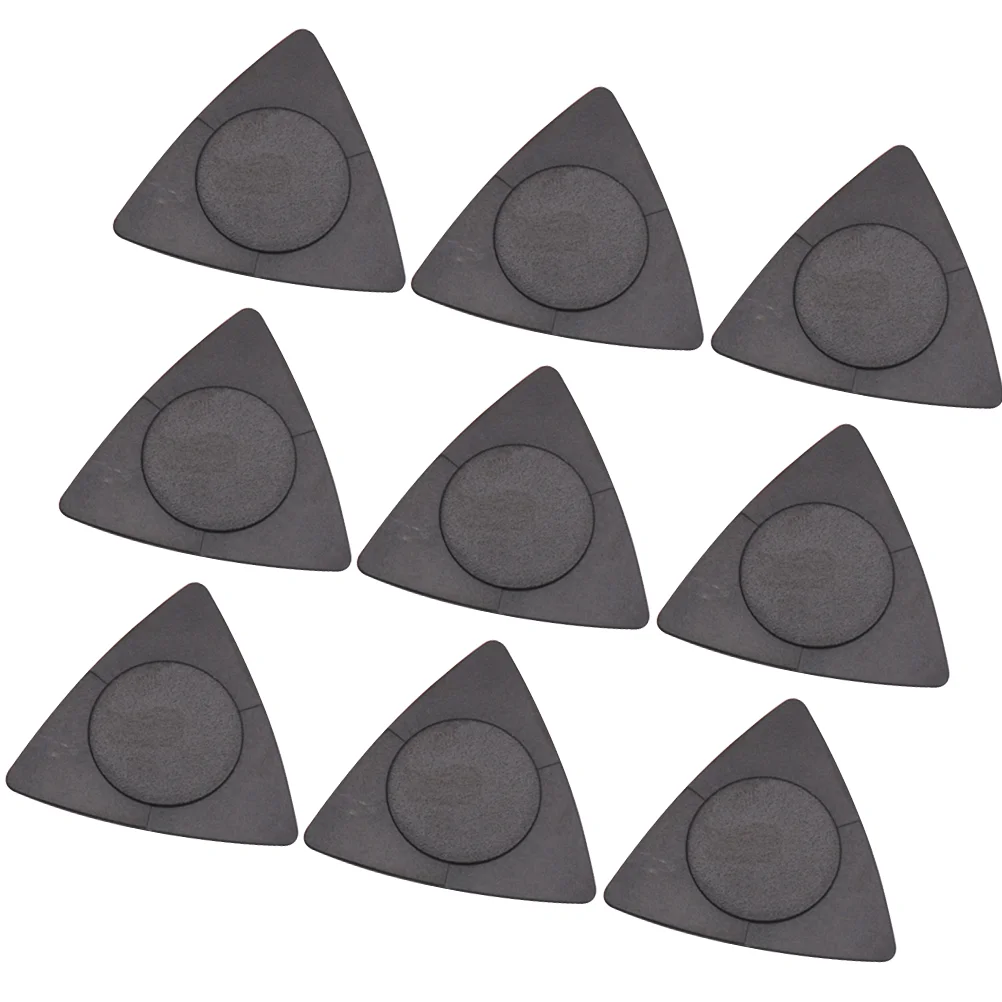 

20pcs Triangle Guitar Picks Thumb Finger Picks for Folk Acoustic Guitar Bass Ukulele Banjo ( Black )