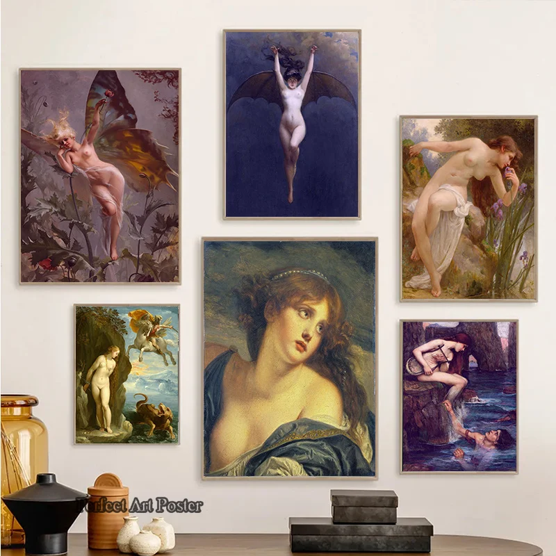 Картина на холсте женская