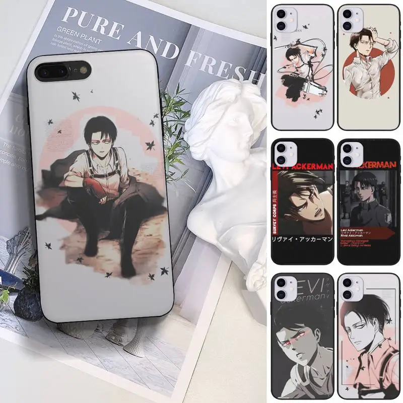 

Anime Attack On Titan Levi Ackerman Phone Case fundas shell cover for HUAWEI P10 P20 P30 P40 mate 30 40 lite Pro