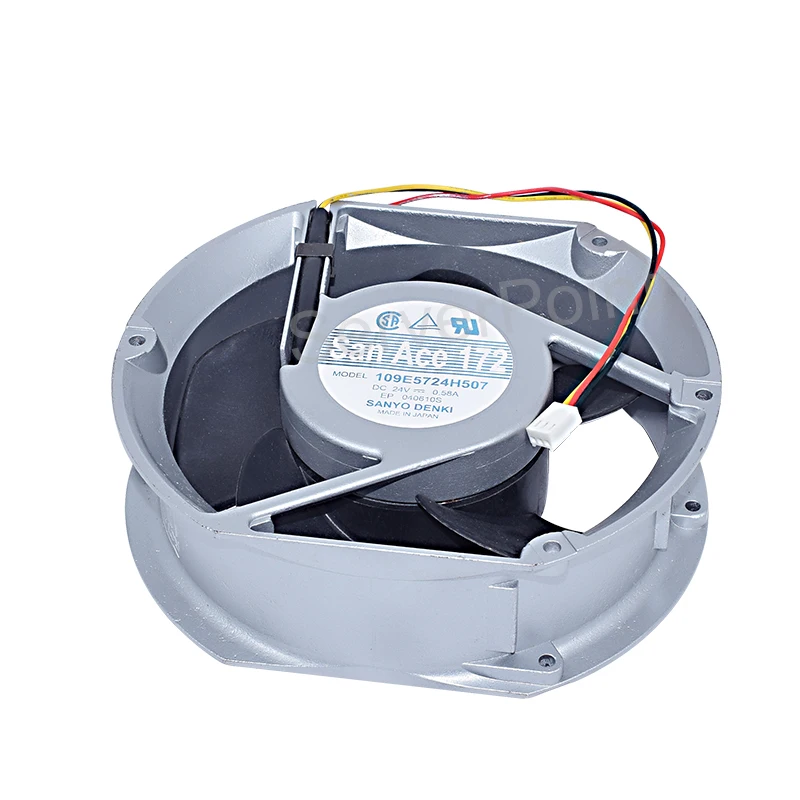 Кулер для процессора SANYO 109E5724H507 DC24V 0.58A 172*150*51 мм, 3 контакта