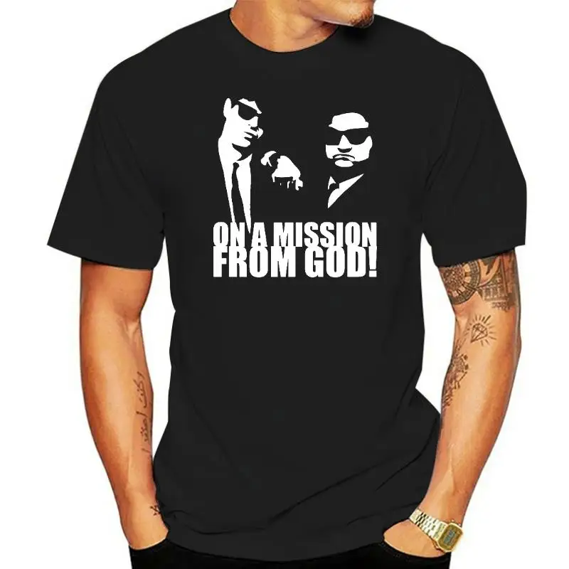 

On A Mission From God Inspired by Blues Brothers T-Shirt men t shirt