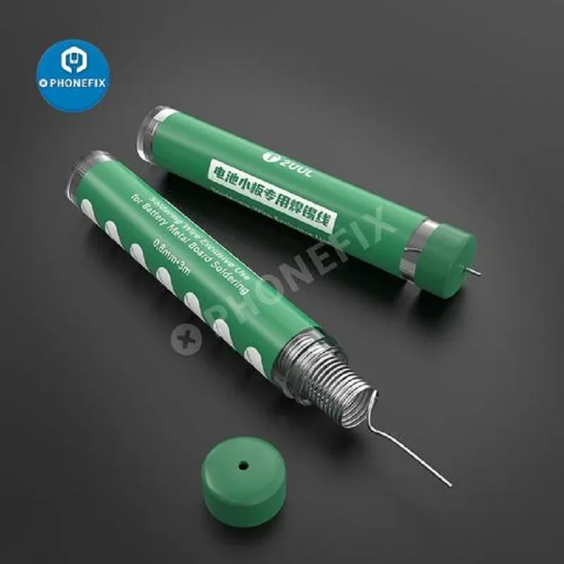 2UUL паяльная проволока 3 м 0 8 мм для аккумулятора телефона металлическая плата