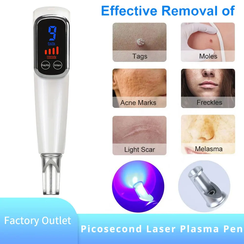 Touch Screen Professional Picosecond Laser Plasma Pen Tattoo Remover Machine Beauty Tool Freckle Cleaner Mole Dark Spot Pigment